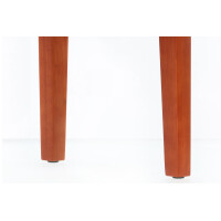 Gewa piano bench deluxe cherry matt cover beige