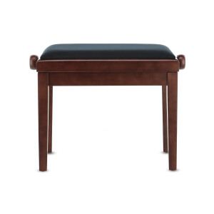 Gewa piano bench deluxe dark matt walnut with black cover