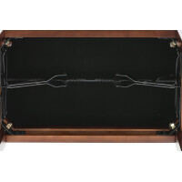 Gewa piano bench deluxe dark matt walnut with black cover