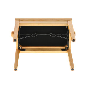 Gewa piano bench deluxe natural matt cover black