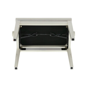Gewa piano bench deluxe ivory high gloss beige cover