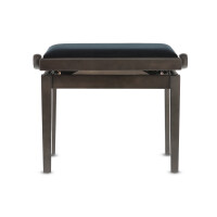 Gewa Pianobank Deluxe Nussbaum dunkel matt 2 Bezug Schwarz