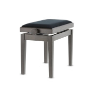 Gewa Pianobank Deluxe Nussbaum dunkel matt 2 Bezug Schwarz