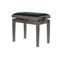 Gewa Pianobank Deluxe Nussbaum dunkel matt 2 Bezug Schwarz