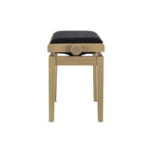 Gewa Pianobank Deluxe White Ash Bezug Schwarz