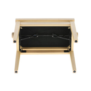 Gewa Pianobank Deluxe White Ash Bezug Schwarz