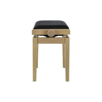 Gewa Pianobank Deluxe White Ash Bezug Schwarz