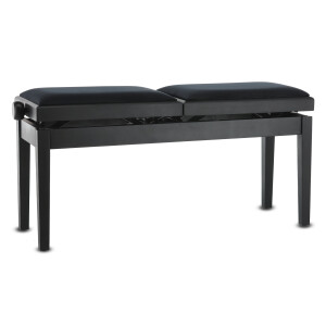 Gewa Piano Bench Deluxe Double Black Matt