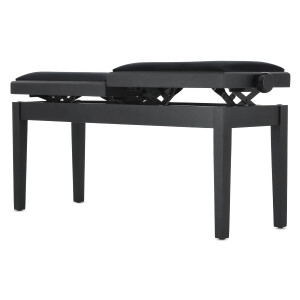 Gewa Piano Bench Deluxe Double Black Matt