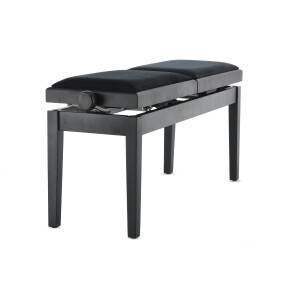 Gewa Piano Bench Deluxe Double Black Matt