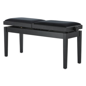 Gewa Piano Bench Deluxe Double Black Matt