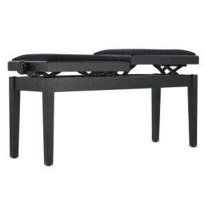 Gewa Piano Bench Deluxe Double Black Matt