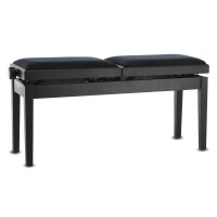 Gewa Piano Bench Deluxe Double Black Matt