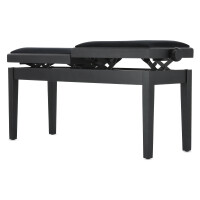 Gewa Piano Bench Deluxe Double Black Matt