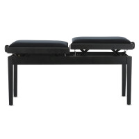 Gewa Piano Bench Deluxe Double Black Matt