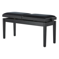 Gewa Piano Bench Deluxe Double Black Matt
