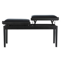 Gewa Piano Bench Deluxe Double Black Matt