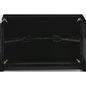Gewa Piano Bench Deluxe XL Black high gloss cover Black faux leather