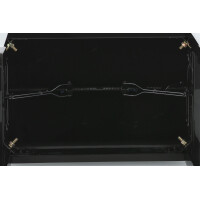 Gewa Piano Bench Deluxe XL Black high gloss cover Black faux leather