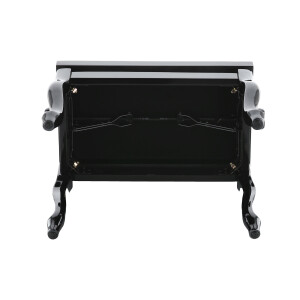 Gewa Piano Bench Deluxe Classic Black High Gloss