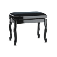 Gewa Piano Bench Deluxe Classic Black High Gloss