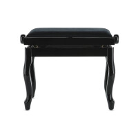 Gewa Piano Bench Deluxe Classic Black High Gloss