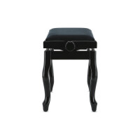 Gewa Piano Bench Deluxe Classic Black High Gloss