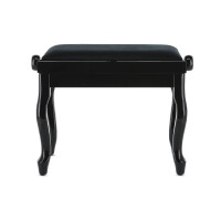 Gewa Piano Bench Deluxe Classic Black High Gloss