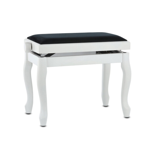 Gewa Piano Bench Deluxe Classic White Matt