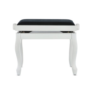 Gewa Piano Bench Deluxe Classic White Matt