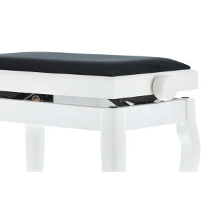 Gewa Piano Bench Deluxe Classic White Matt