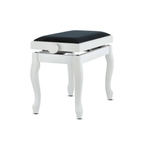 Gewa Piano Bench Deluxe Classic White Matt