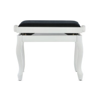 Gewa Piano Bench Deluxe Classic White Matt