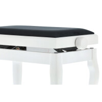 Gewa Piano Bench Deluxe Classic White Matt