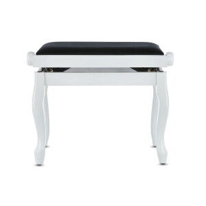 Gewa Piano Bench Deluxe Classic White High Gloss