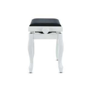 Gewa Piano Bench Deluxe Classic White High Gloss