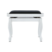 Gewa Piano Bench Deluxe Classic White High Gloss