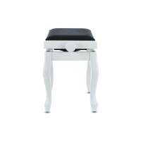 Gewa Piano Bench Deluxe Classic White High Gloss