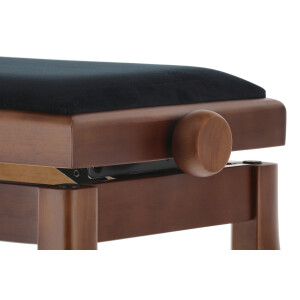 Gewa piano bench Deluxe Classic matt walnut