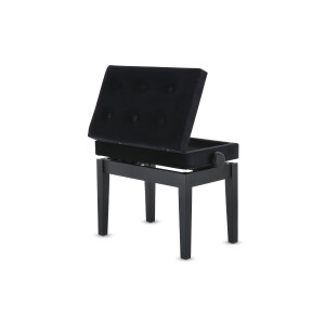 Gewa Pianobank Deluxe Compartment Schwarz Matt