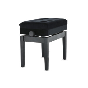 Gewa Pianobank Deluxe Compartment Schwarz Matt