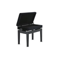 Gewa Pianobank Deluxe Compartment Schwarz Matt