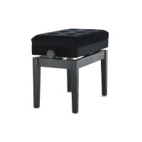 Gewa Pianobank Deluxe Compartment Schwarz Matt