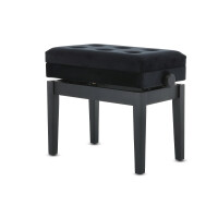 Gewa Pianobank Deluxe Compartment Schwarz Matt