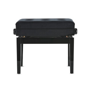Gewa Piano Bench Deluxe Compartment Black High Gloss