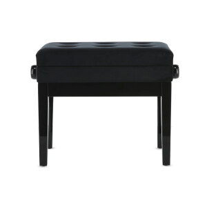 Gewa Piano Bench Deluxe Compartment Black High Gloss