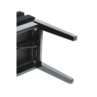 Gewa Piano Bench Deluxe Compartment Black High Gloss