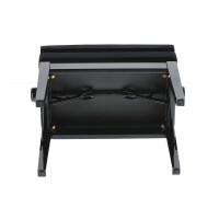 Gewa Piano Bench Deluxe Compartment Black High Gloss