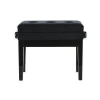 Gewa Piano Bench Deluxe Compartment Black High Gloss