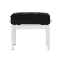 Gewa Pianobank Deluxe Compartment Weiß Matt